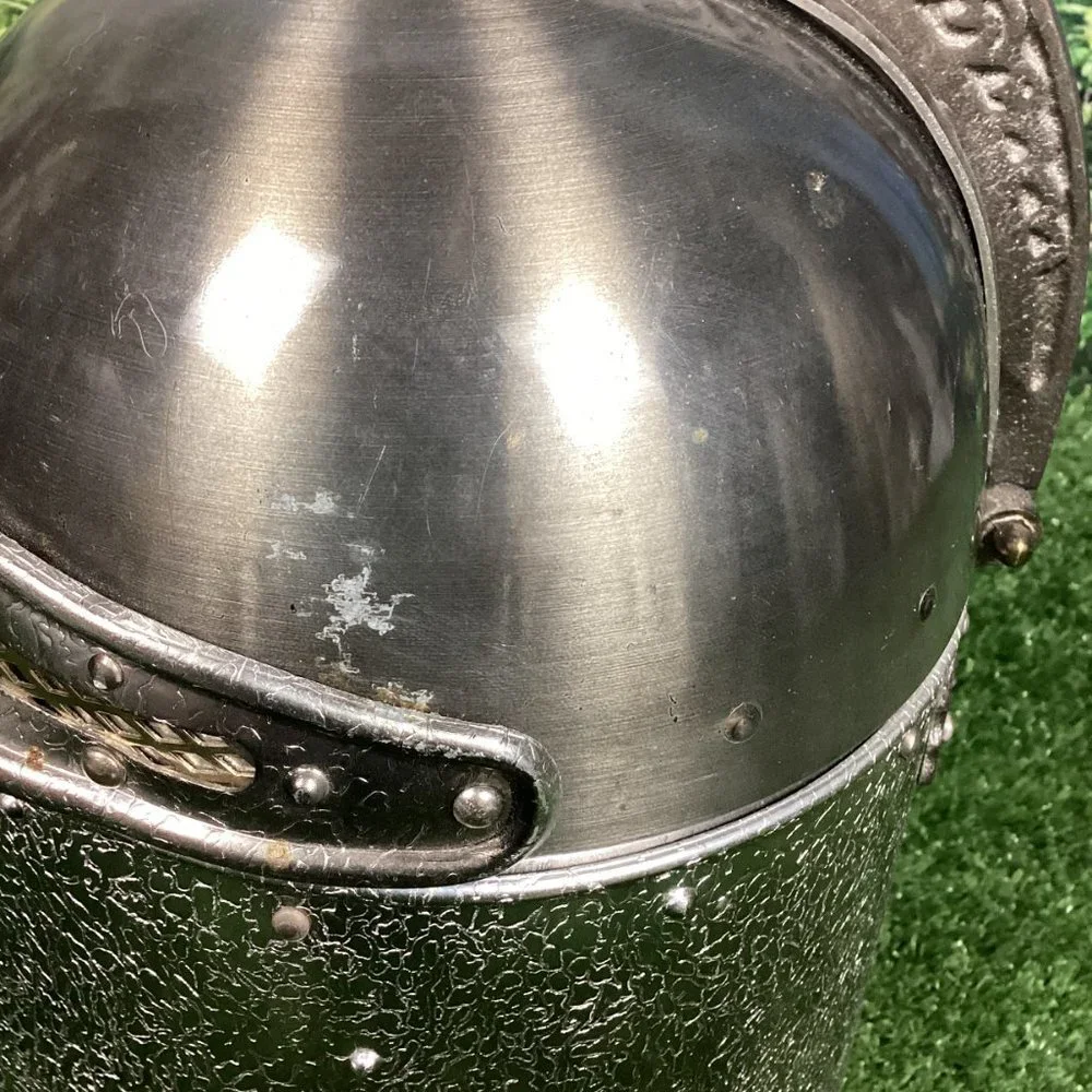 Vintage Medieval Camelot Knight Helmet Ice Bucket